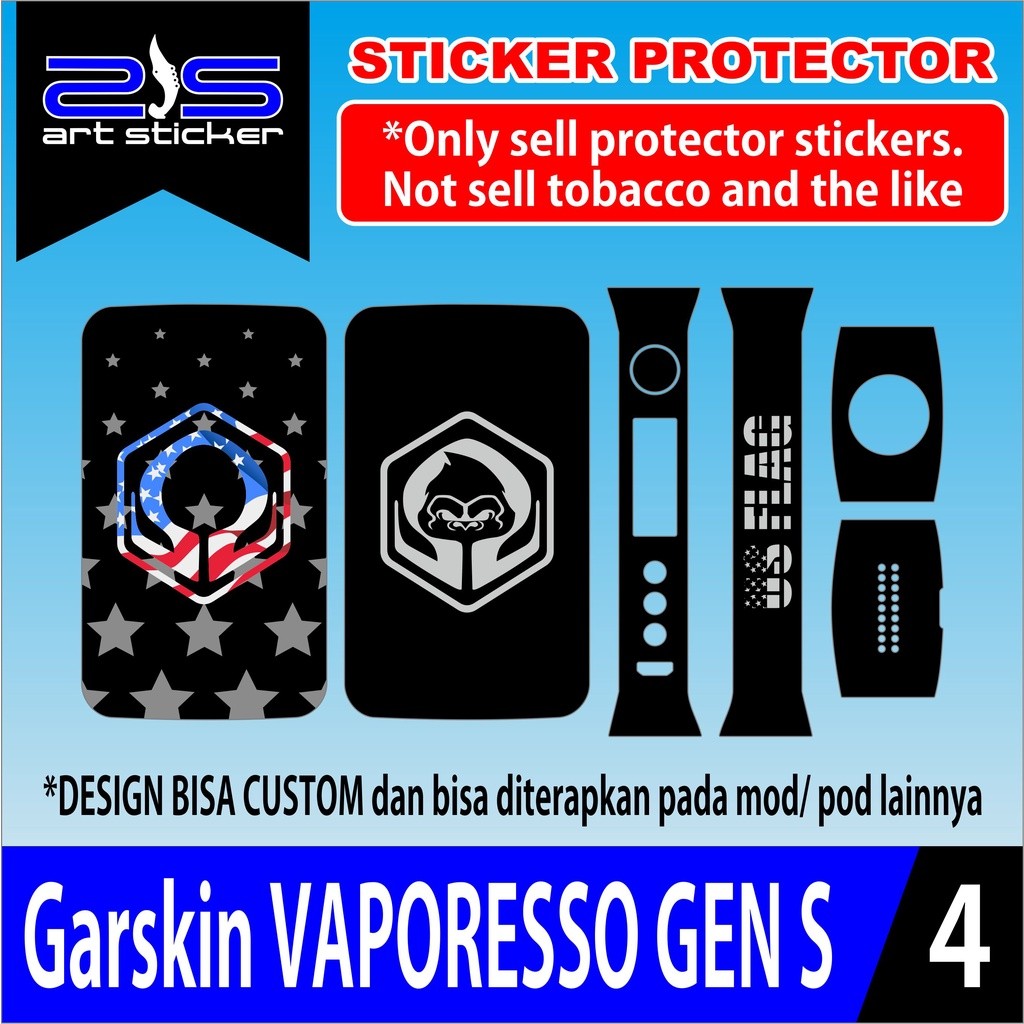 

*PromoTerjangkau* Va Po Res So Gen S Us Flag Hex Ohm Garskin Wrap Stiker Premium / X Casing Case COD