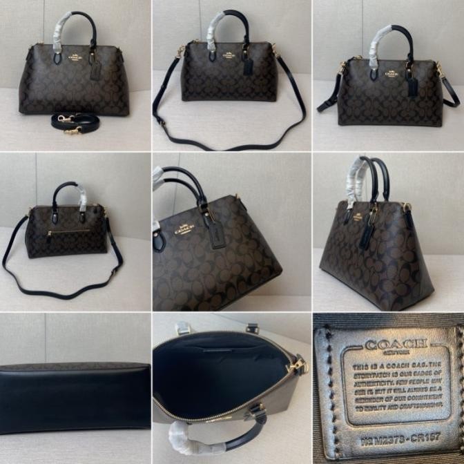 Promo Tas Wanita Tas Selempang Shoulder Bag Georgia Satchel In Signature Canvas Cr157