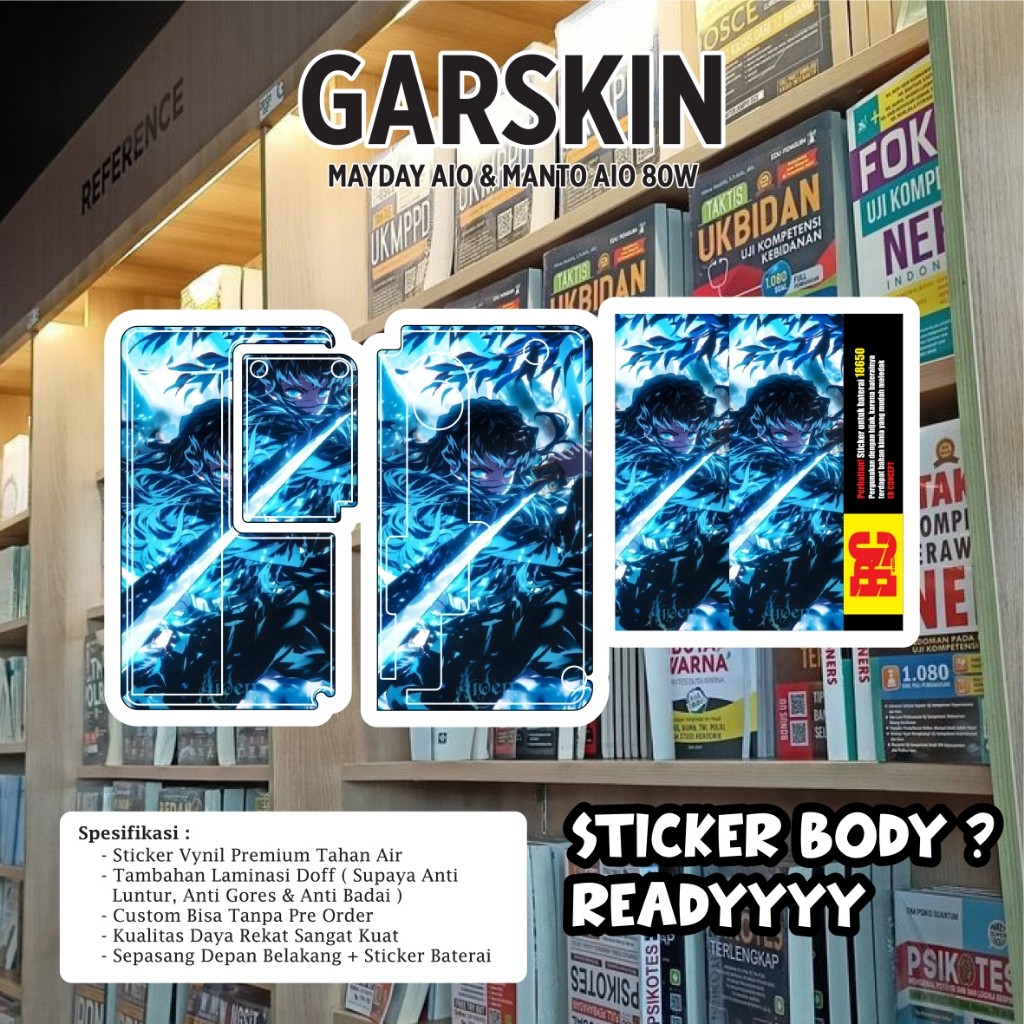 

*PromoTerjangkau* Er Concept Simayday Garskin Wrap Stiker Premium / X Casing Case COD