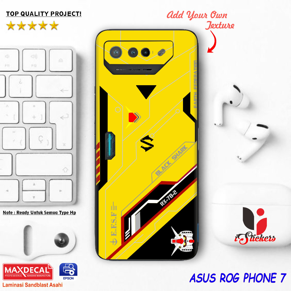 

*PromoTerjangkau* Rog Phone 7 Garskin Wrap Stiker Premium / X Casing Case COD