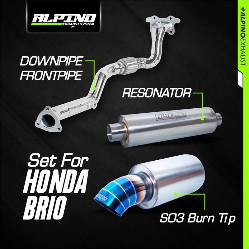 Knalpot Mobil Honda Brio Fullsystem Original Alpino