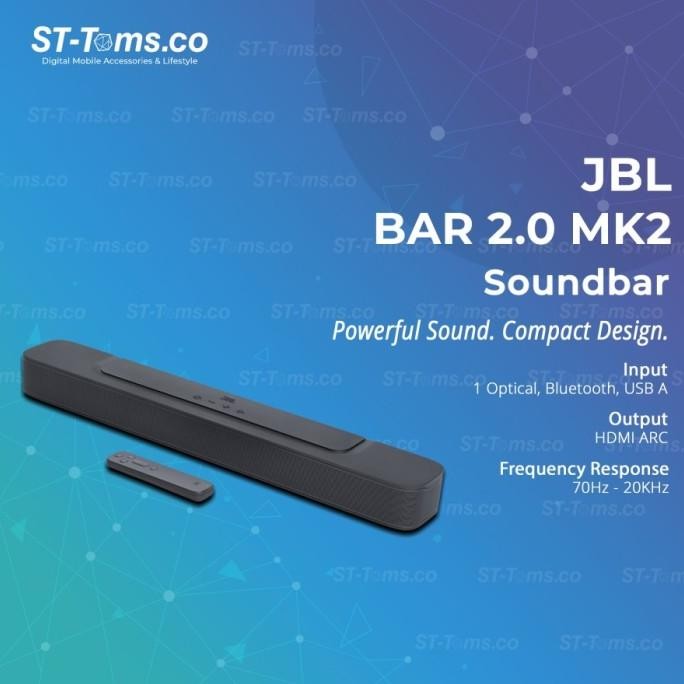 Promo Jbl Bar 2.0 All-In-One Soundbar Bluetooth Speaker Usb Playback