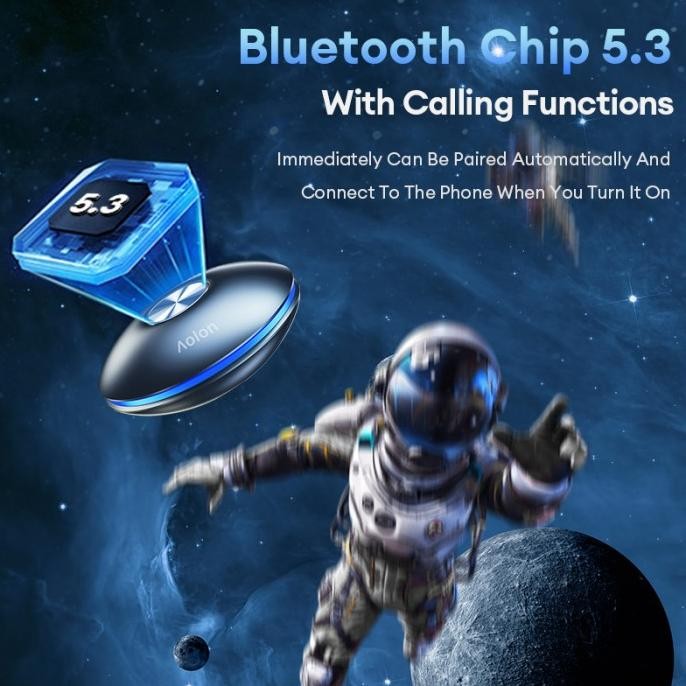 Grosir Aolon Fashion Speaker Stereo 3D Bone Conduction Dynamic Vibration