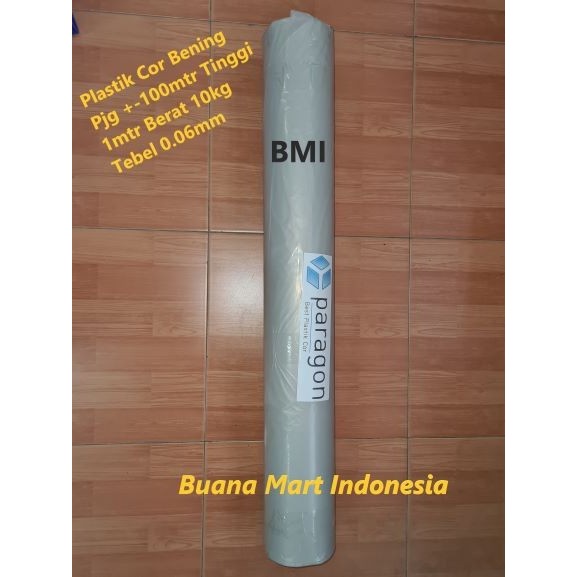 

Plastik Cor Bening Paragon 10KG Pjg +- 100mtr Tinggi 1mtr