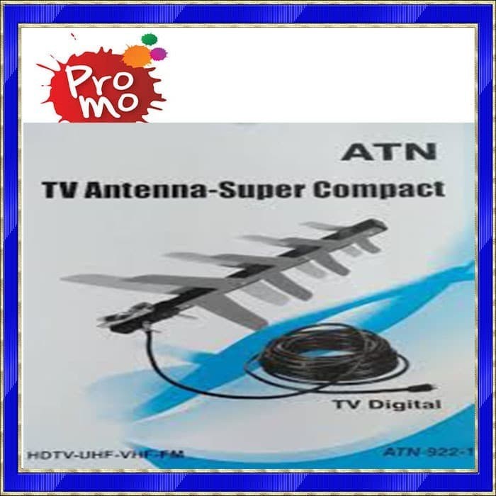 ATN TV ANTENA-SUPER COMPACT TV DIGITAL ATN-922-1 TERBARU