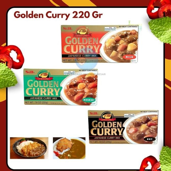

S&B Golden Curry Mild Hot Medium Hot 220gr / Kari Jepang Import 220 gr