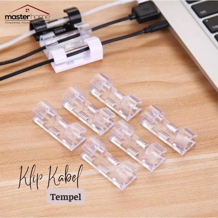 

KLIP KABEL TEMPEL 20PCS ORGANIZER PERAPIH JALUR CHARGER TEMPEL