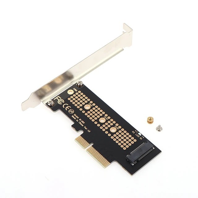 Adapter M.2 NVMe SSD to PCIE 4.0 x1/x4/x16 (M-Key M.2 NVMe)