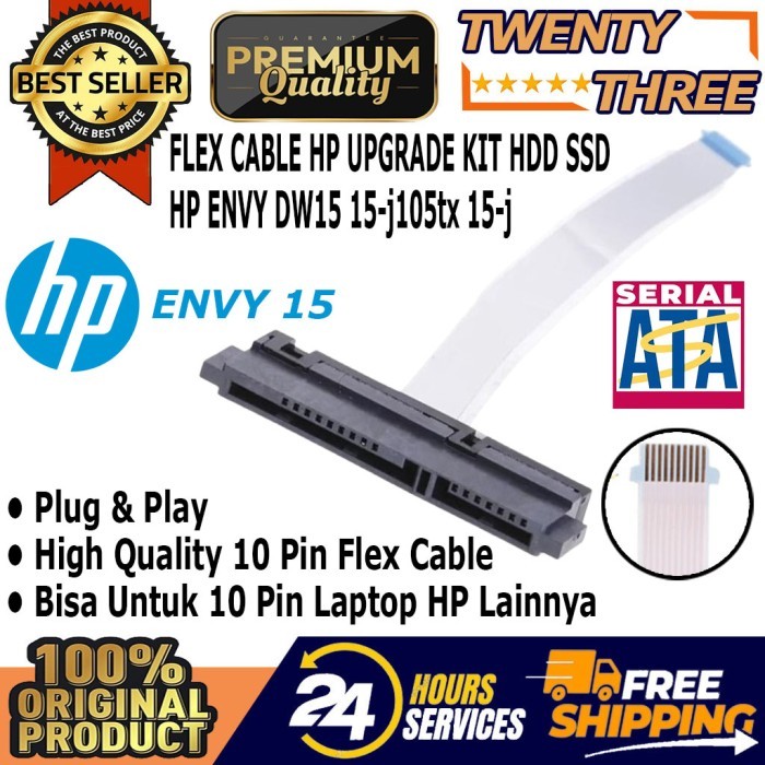 Kabel Adapter Konektor Fleksibel Hdd Sata 15-j105tx Dw15 Hp Envy 15