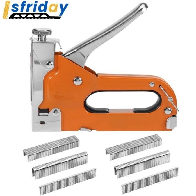 

PROMO 3 In 1 Stapler Pistol Kuku Pokok Tugas Berat Alat Furnitur Untuk