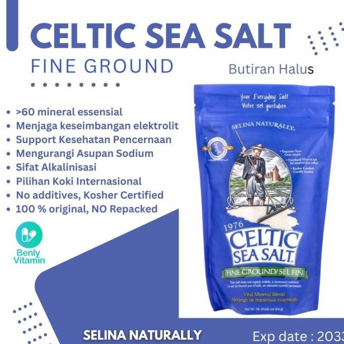 

celtic sea salt fine ground , vital mineral blend 454gr