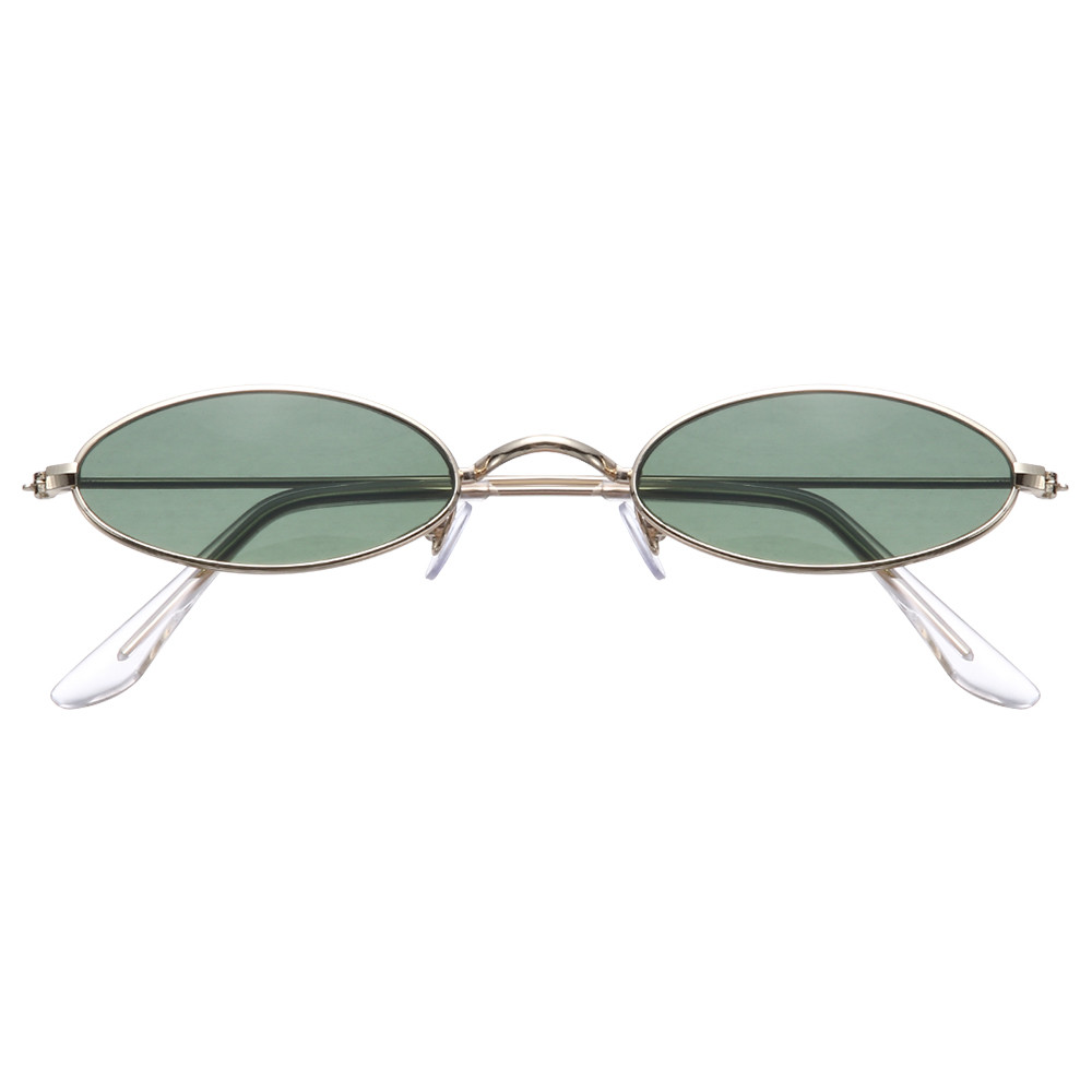 Retro Small Oval Sunglasses Vintage Shades Sunglasses Women 2023 for Men Women Eyeglasses 90s Street