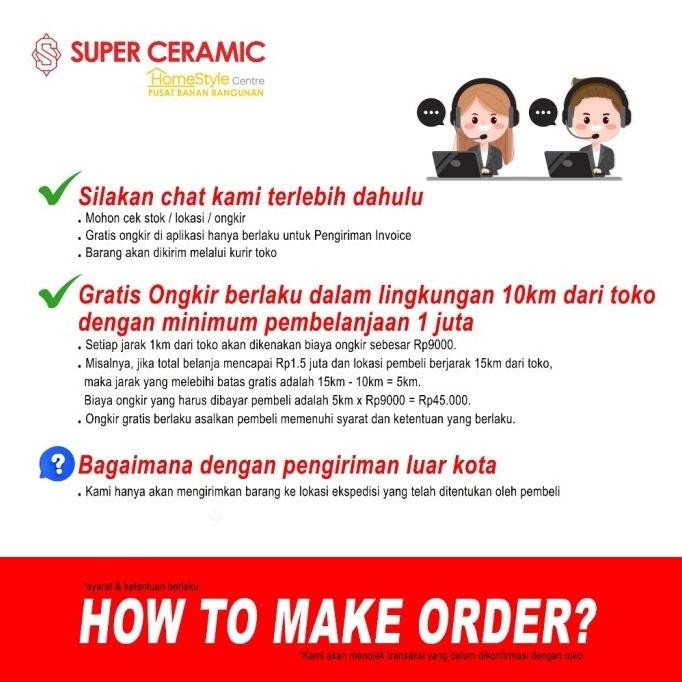 ASIA TILE 25x25 Keramik Lantai Kasar - ROMA GREY / ROMA BROWN E82JA