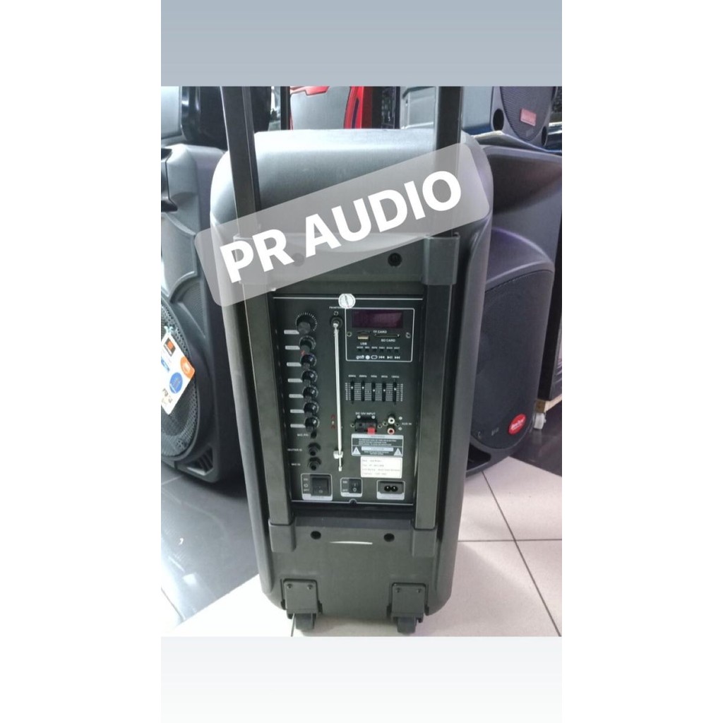 Speaker Portable Meeting Wireless ASATRON HT-8872 UKM ( 2 X 10 ) Terlaris