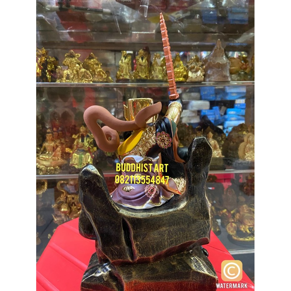 Patung Dewa Han Tan Kong hantankong tio wan xue dewa rejeki 8 inch