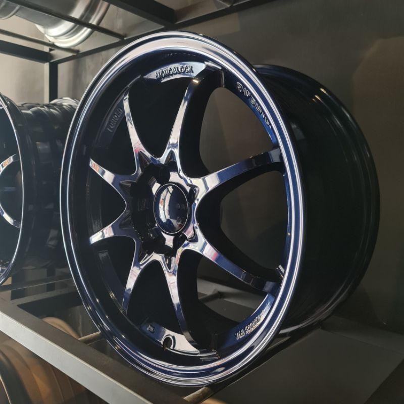 Velg Mobil Racing Jdm R16 Inch Volk Rays Ce28 Lebar 7 Pcd 8H Warna Hits Magnesium Blue Murah Honda J