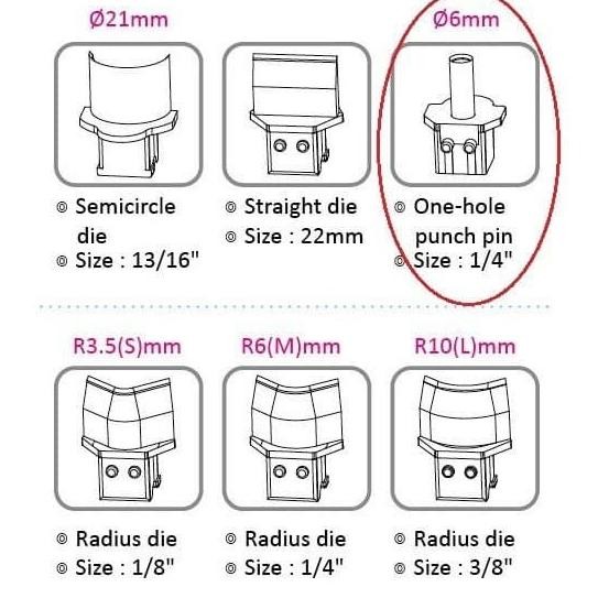 Mata Pisau/ SparePart Kw-Trio 9521/ One-hole Punch pin/ MATA PISAU Terlaris