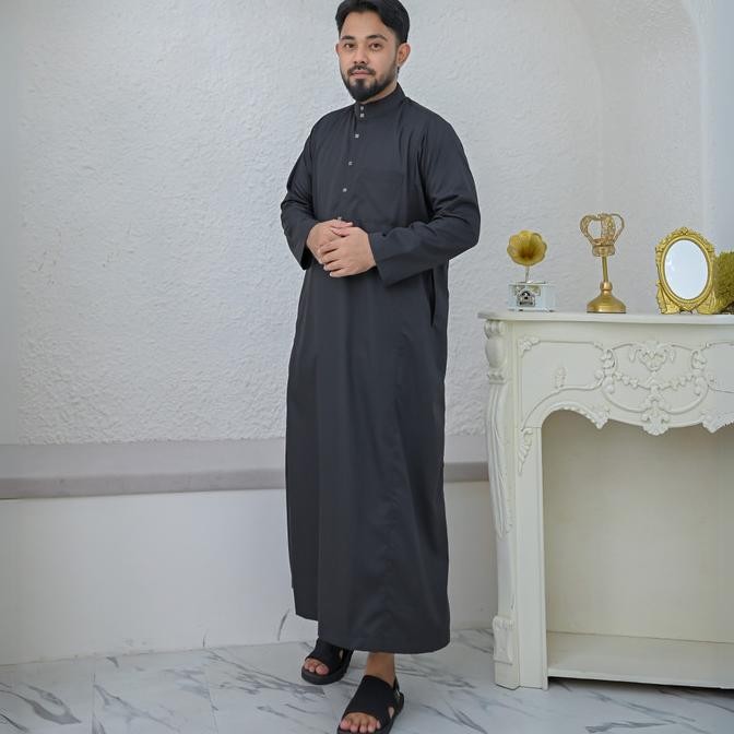 gamis jubah pria premium bahan import gamis exlusive pria Terlaris