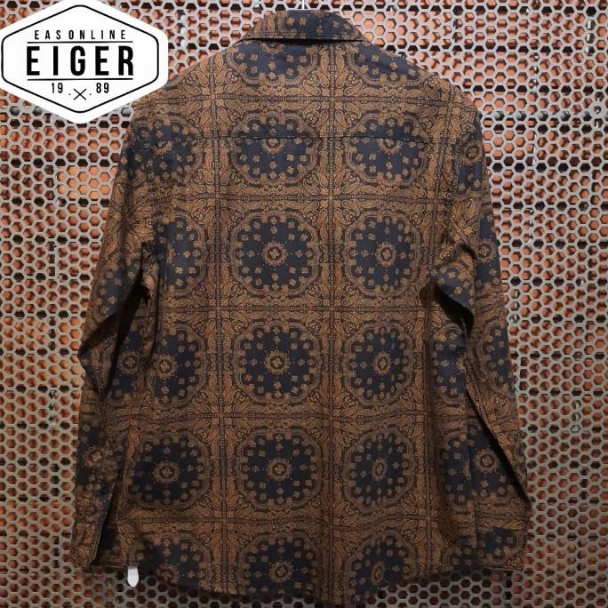 Kemeja Pria Eiger Motif batik Blumen Paisley shirt Art.6799 Terlaris