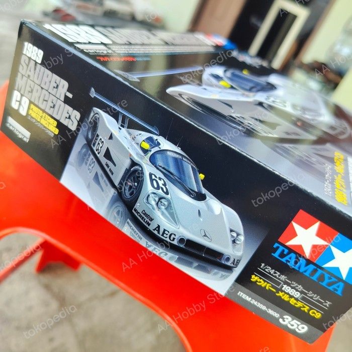 Tamiya 24359 1989 Sauber-Mercedes C9 1/24 Scale Model Kit