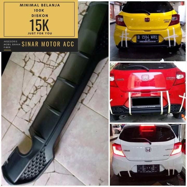 Diffuser Difuser Bumper Bemper All New Honda Brio Baru 2018-2020 Murah Keren Termurah Berkualitas