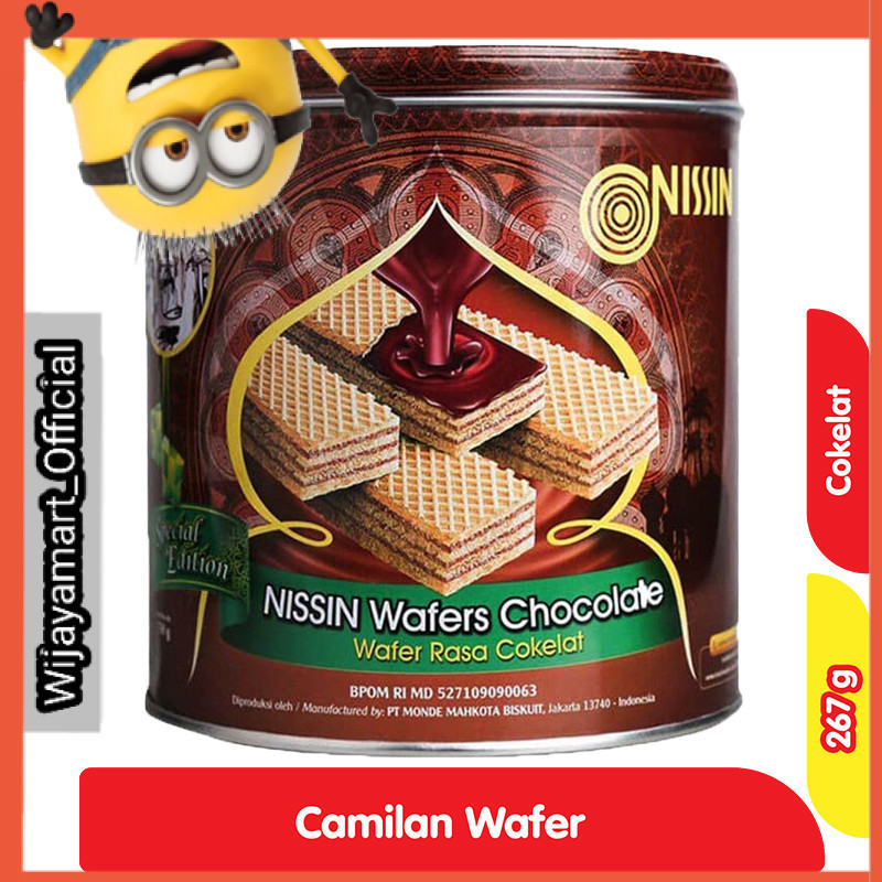 

NISSIN Wafer Cokelat Kaleng 267 g