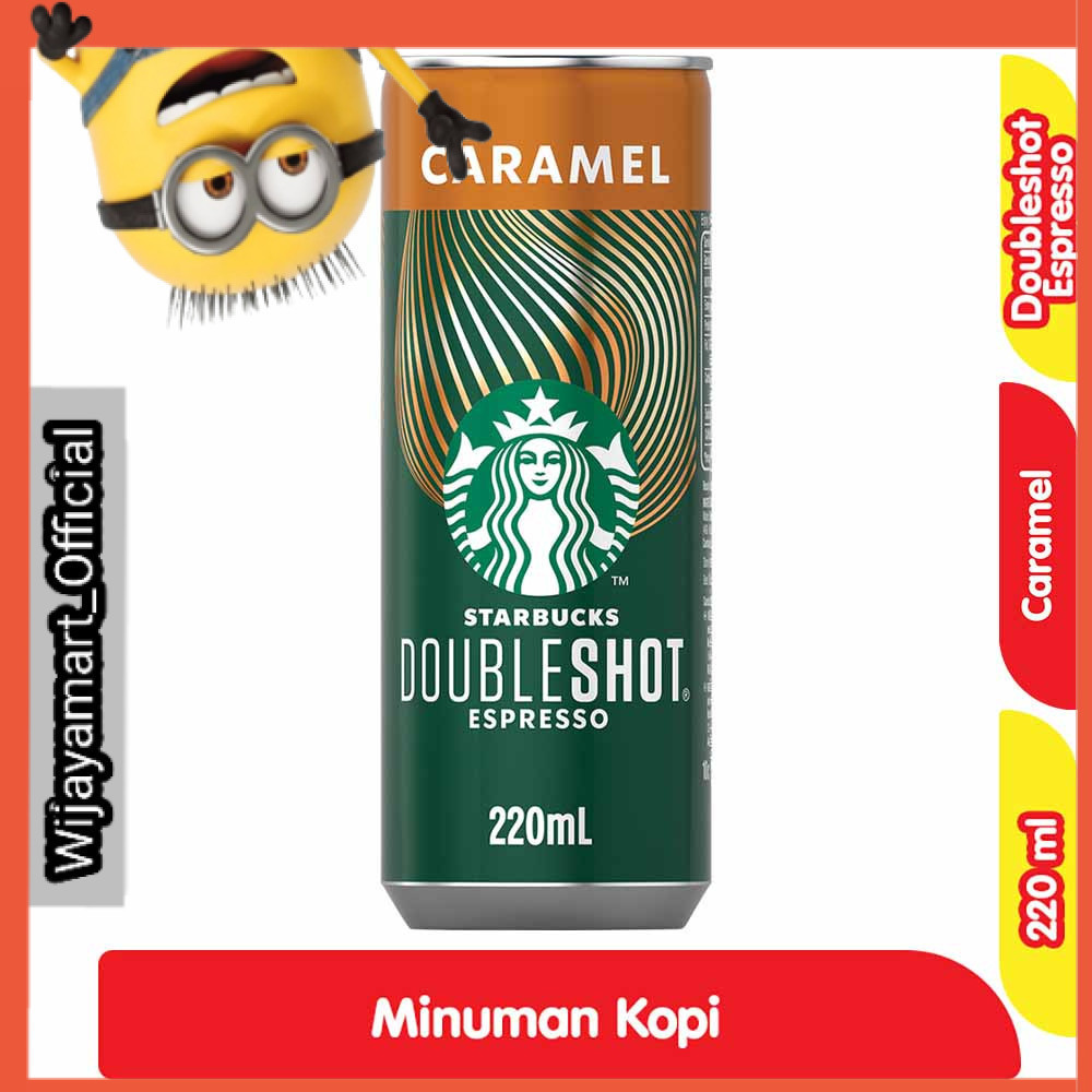 

Starbucks Doubleshot Minuman Kopi Caramel/Mocha Kaleng 220 ml