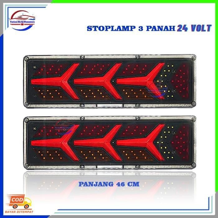 Lampu Variasi Sein Sen Rem Stoplamp Stop Lamp Belakang Variasi Truk Truck Canter Dyna 24 Volt