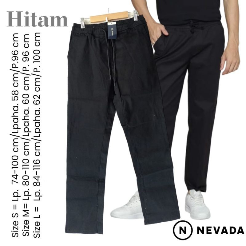 Celana Panjang Karet Pinggang Nevada/Chino/Chinos/Branded SaleR130125A
