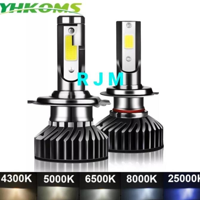 Lampu Bohlam LED H8 H9 H11 H16 5000K Merk YHKOMS run-j4 dijamin