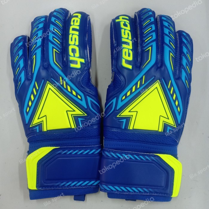 sarung tangan kiper gloves reusch arrow tulang finger murah original