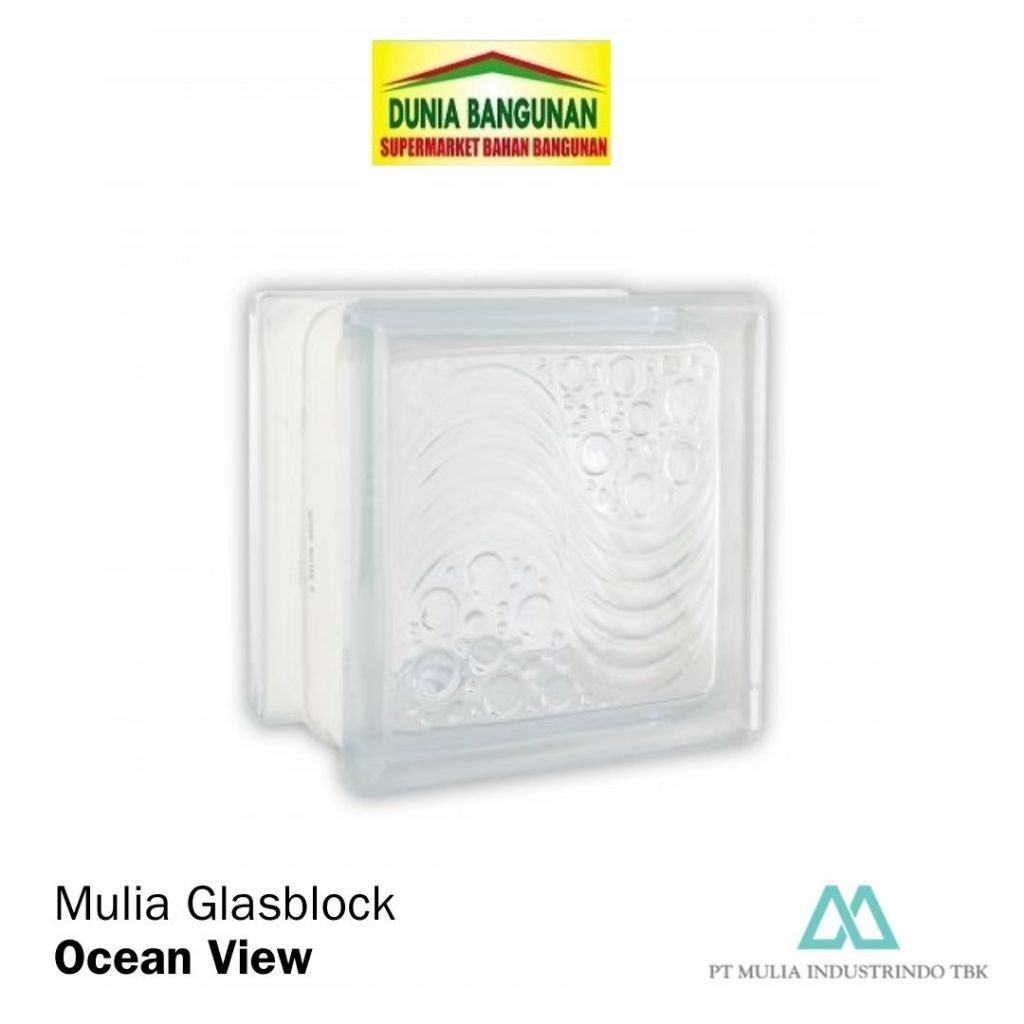 Glassblock Kaca Mulia Glass Block 20X20 Ocean View