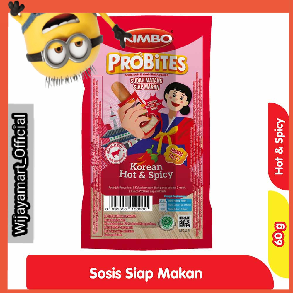 

Kimbo Probites Sosis Korean Hot & Spicy 60 g