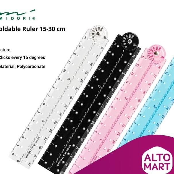 

D Foldable Ruler 1530 Cm Ggari Lipat Japan