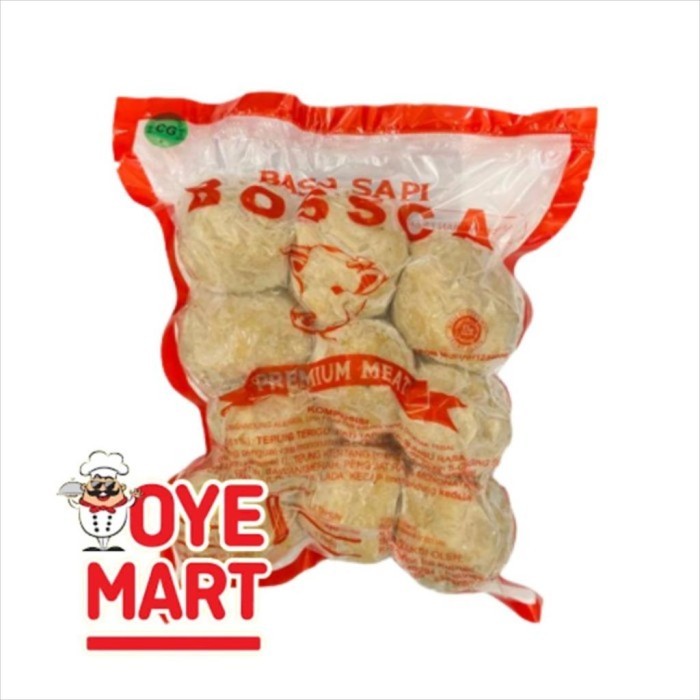 

BOSSCA BAKSO CINCANG GURIH 500GR ISI 10/BASO SAPI/FROZEN FOOD
