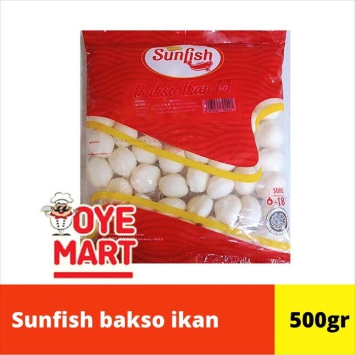 

SUNFISH BAKSO IKAN 500GR ISI 50 BUTIR / BASO IKAN