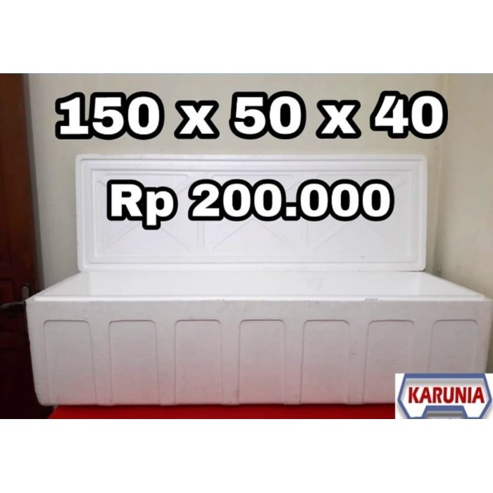 

TERBARU! Box Sterofoam Styrofoam Gabus 150 x 50 x 40 cm khusus GOJEK - GOSEND