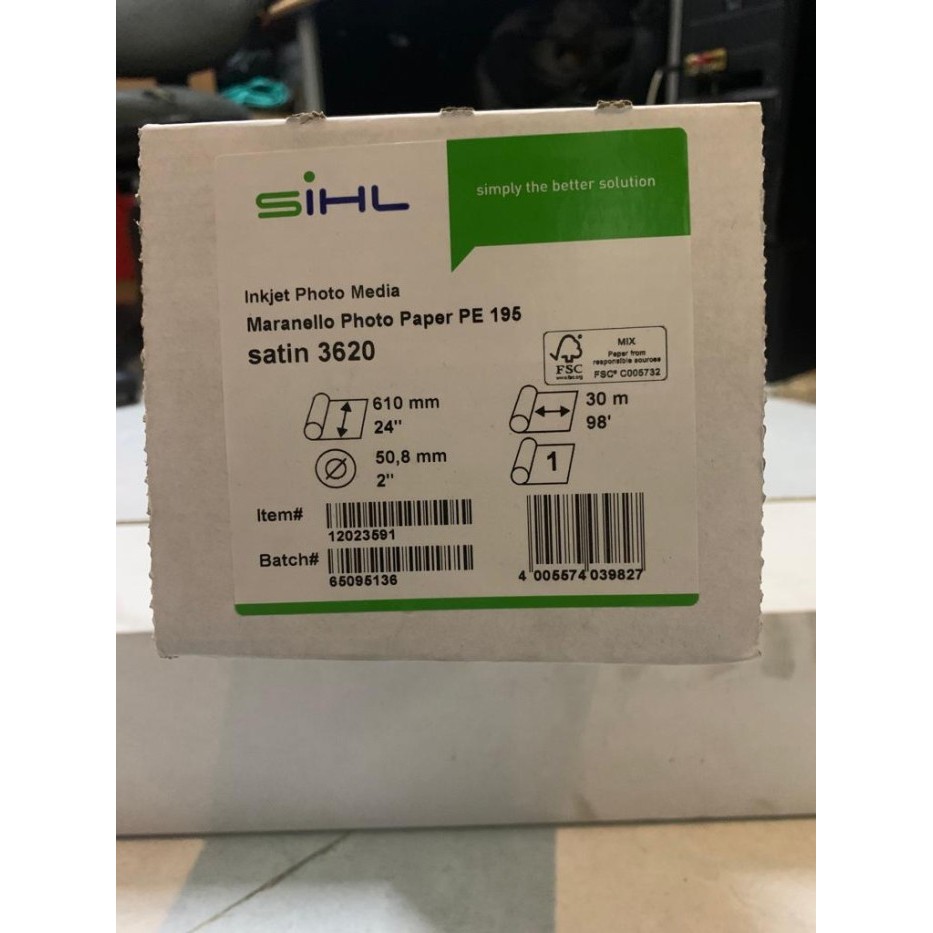 

PROMO! SIHL maranello photo paper/kertas photo PE 195 - Satin 3620