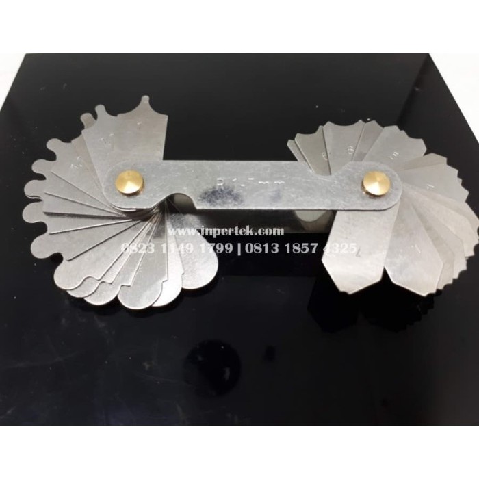 Terlaris RADIUS GAUGE MAL RADIUS PENGUKUR RADIUS Alat Ukur Radius SALE