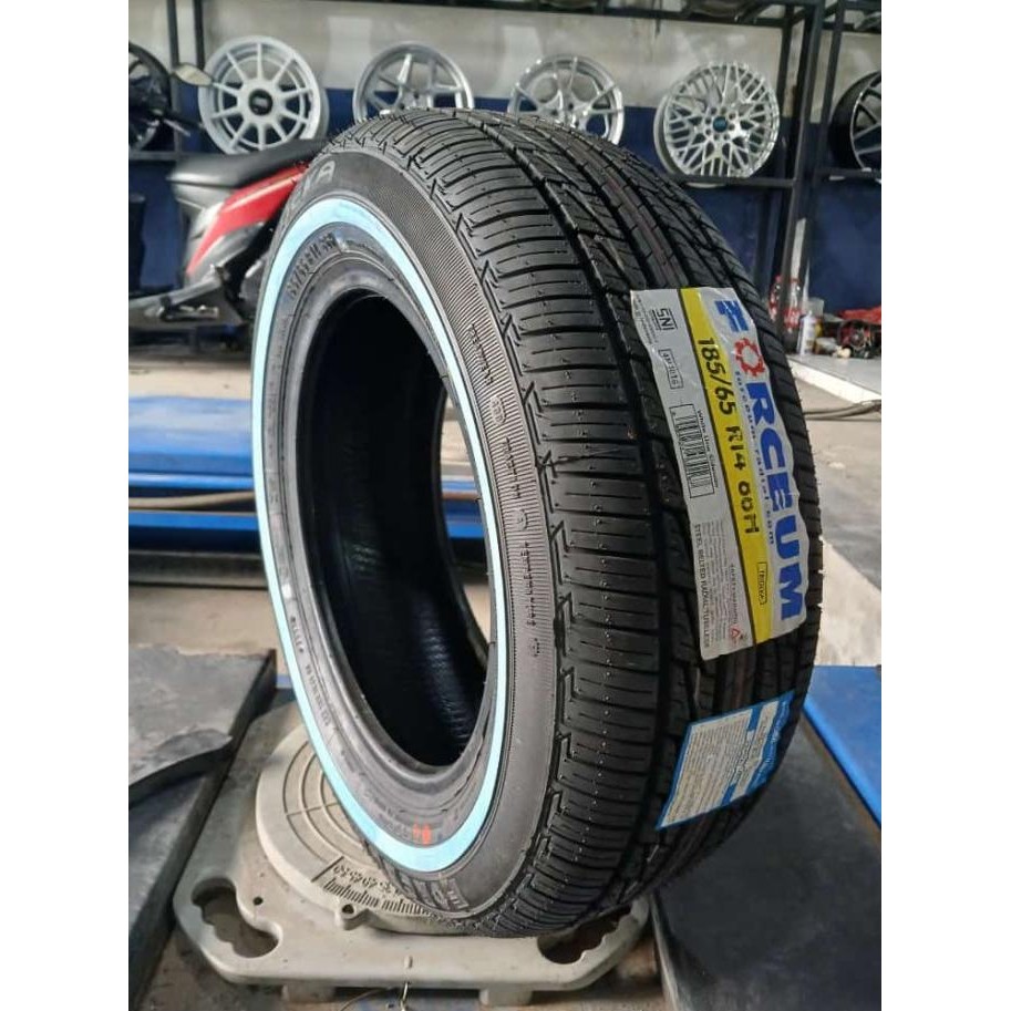 Ban Mobil White List Merk FORCEUM TRIDEKA WLW Ukuran 185 65 R14