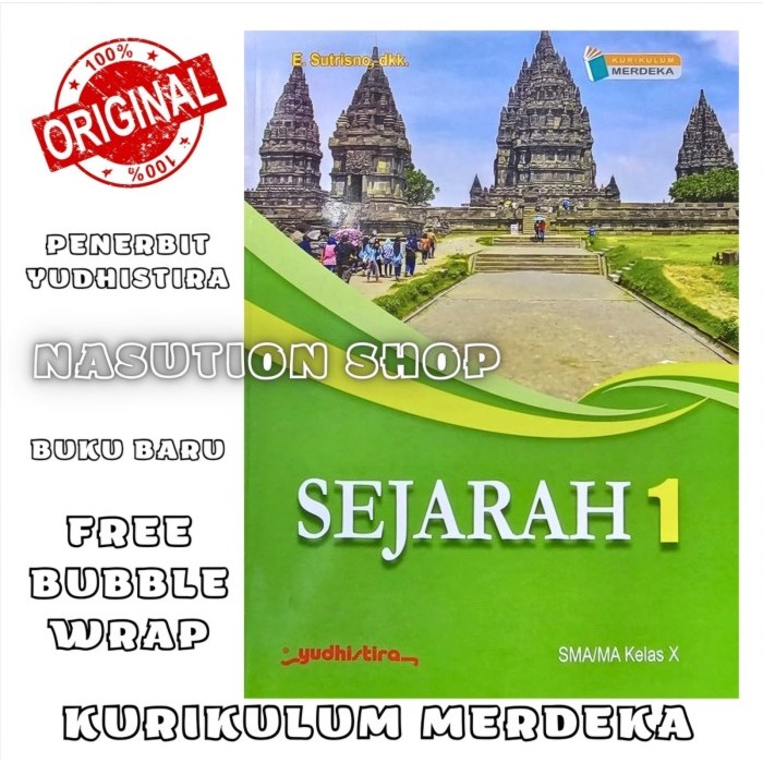 

PROMO Buku Sejarah Kelas 1 2 3 / 10 11 12 SMA Yudhistira Kurikulum Merdeka