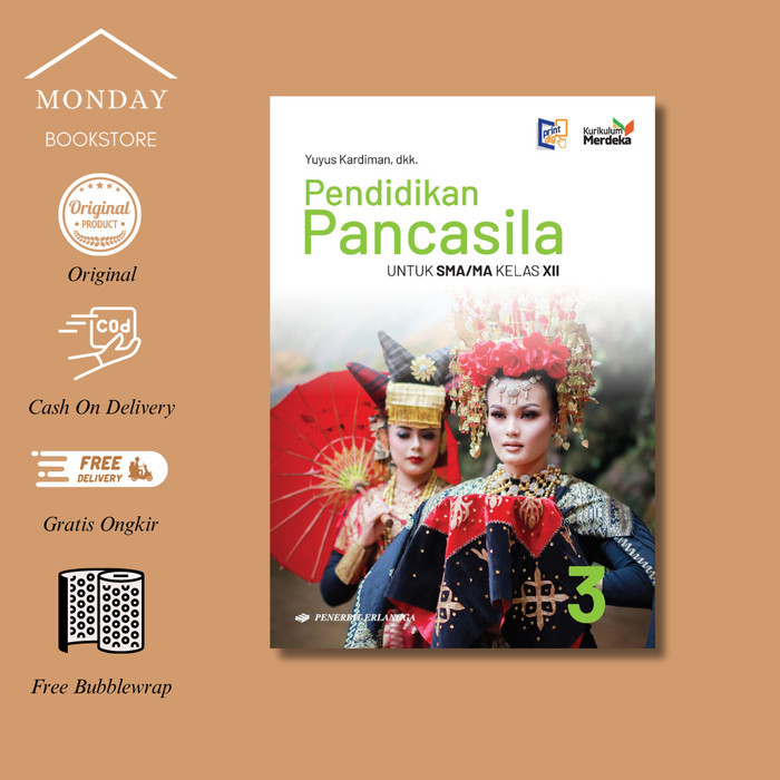 

BIG PROMO PENDIDIKAN PANCASILA SMA/MA KLS.12/KM by PENERBIT ERLANGGA