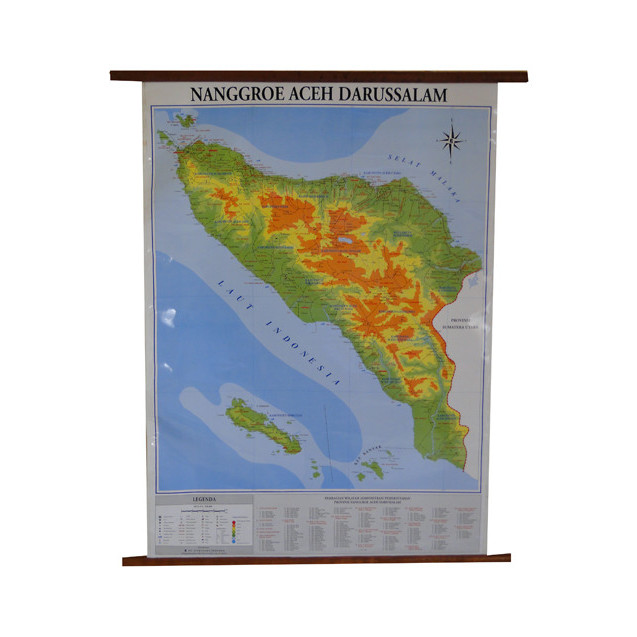 

LANGSUNG KIRIM Peta Provinsi Nanggroe h Darussalam (Bingkai)
