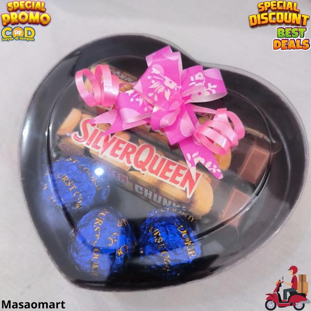 

Hampers Coklat , Snack Love Bucket Coklat Hampers Hadiah Valentine D Termurah