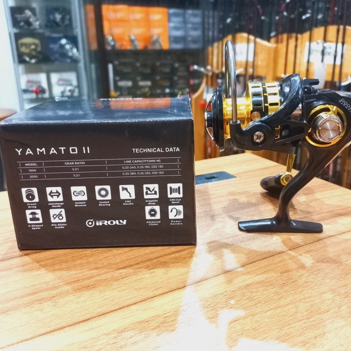 AJR99 REEL IROLY YAMATO II 1000/2000/3000/4000 -POWER HANDLE
