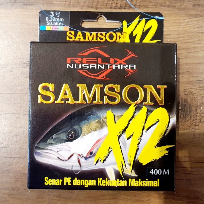AJR99 SENAR PE SAMSON X12 PE 3 400M RELIX NUSANTARA