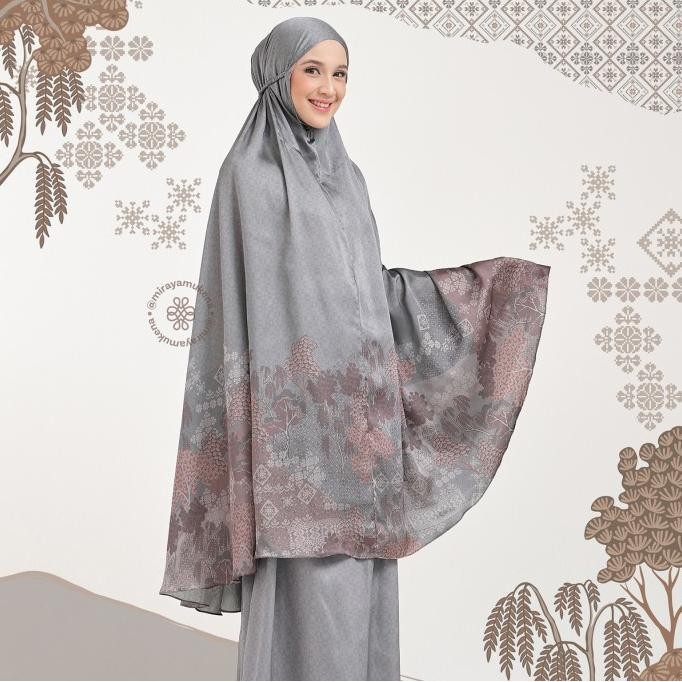 Mukena Travel Printing Miraya Jardin Stone