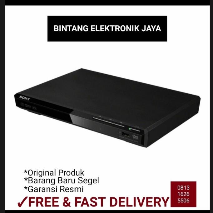 Promo Sony Dvd Player Dvp-Sr370 Dvd Cd Mp3 Usb