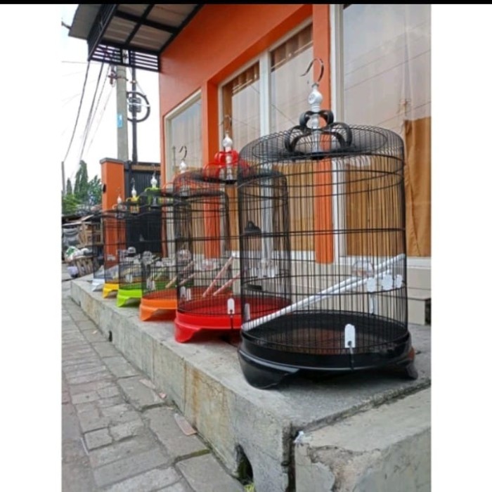 TERLARIS sangkar kandang murai batu besi no.2 diameter 57cm