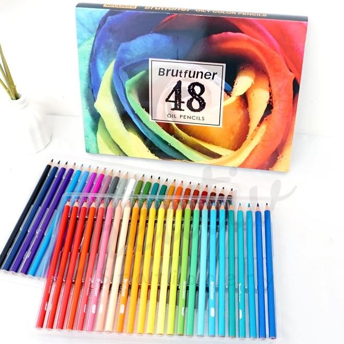 

Sale Brutfuner Oil Based Color Pencil Set 48 Color Pensil Warna